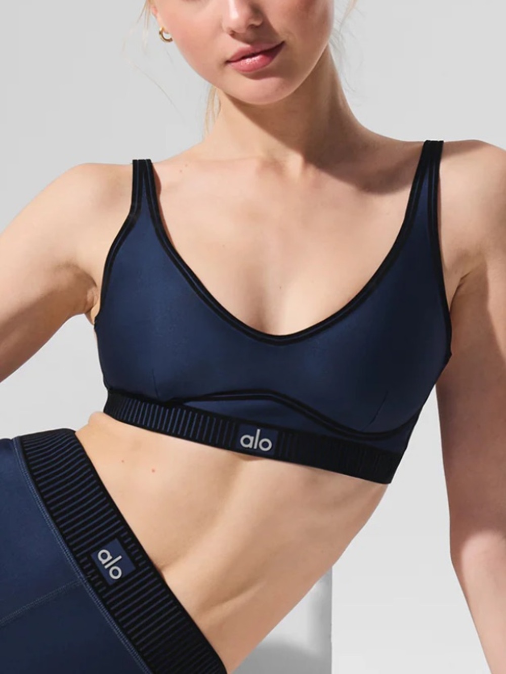 Alo Navy Sports Bra